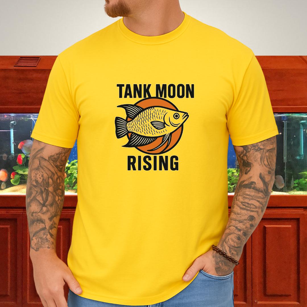 Tank Moon Rising Tee – Retro Moonlight Gourami Emblem