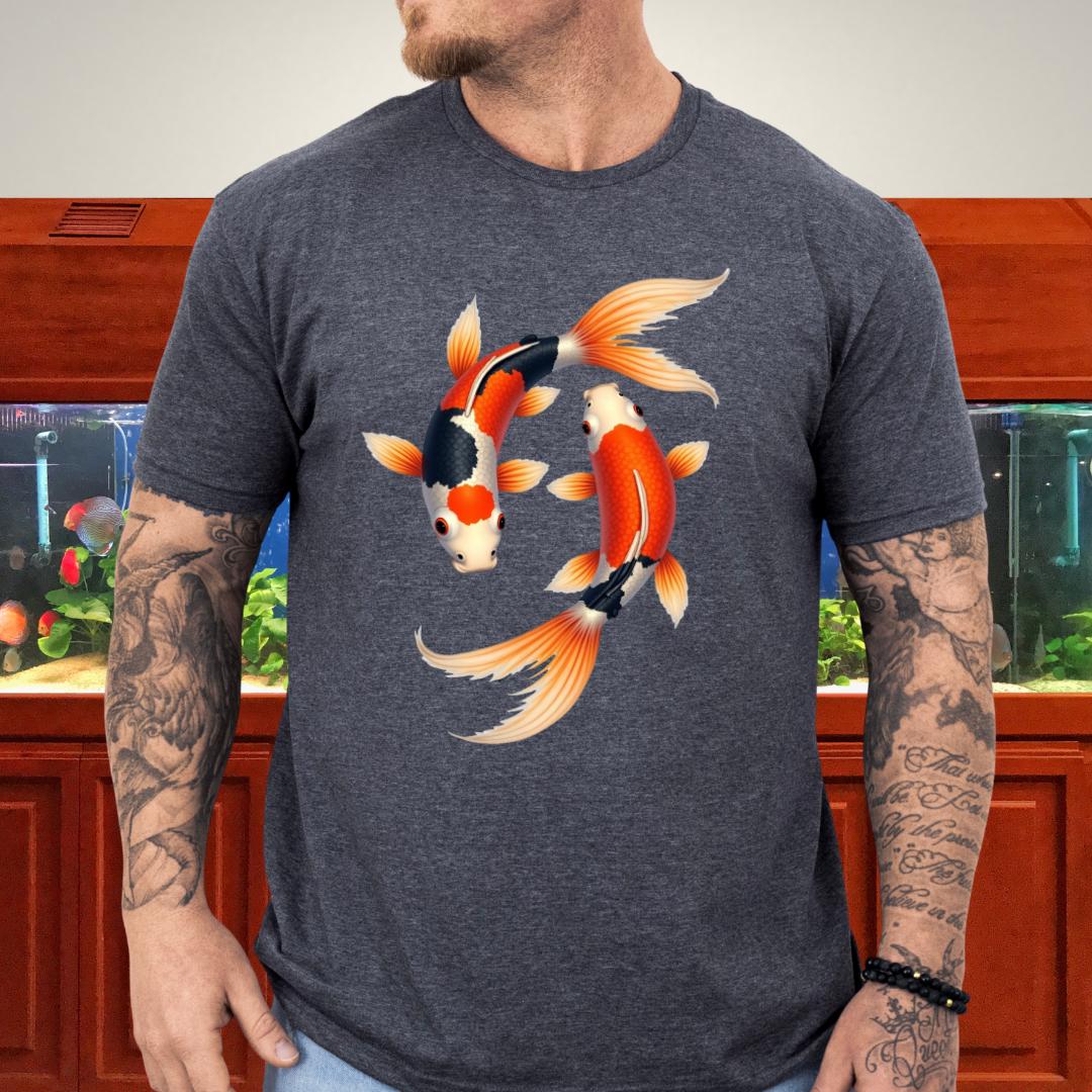 Japanese Koi Fish Harmony Shirt – Aquatic Symbolism
