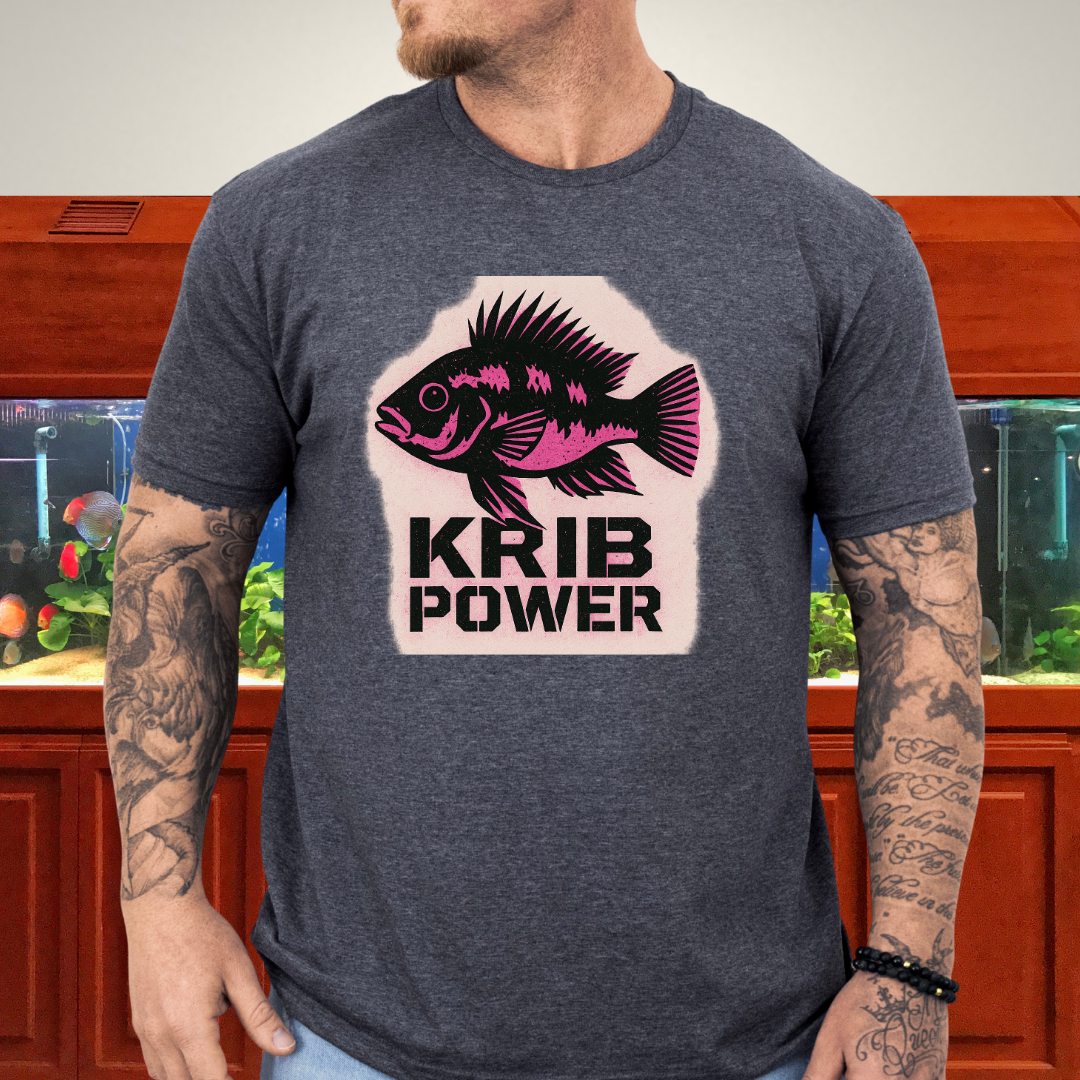 Krib Power Tee – Punk Neon Pink Kribensis Design