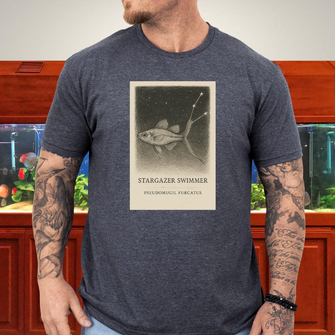 Surreal Pseudomugil Shirt – Dreamy Forktail Blue-eye Design