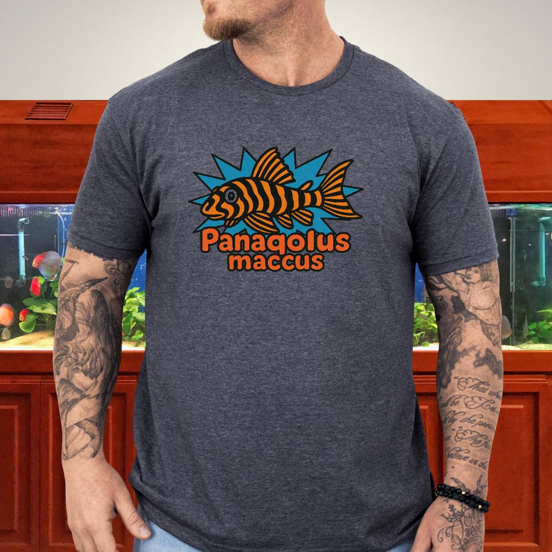 Retro Aquarium Tee – Clown Pleco Bubble Letter Print-T-Shirt-Fish & Friends Tees