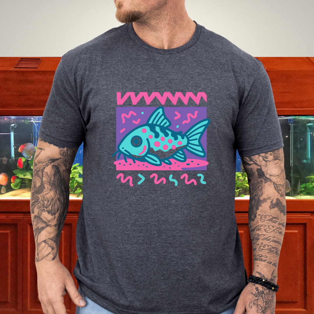 Peppered Cory Shirt – 90s Zig-Zag & Squiggle Style