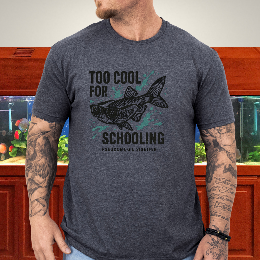 Nano Fish Humor Shirt – Too Cool for Schooling