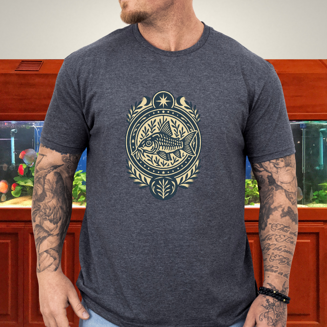 Mystic Bronze Cory Tee – Mandala Spirit Aquarium Design