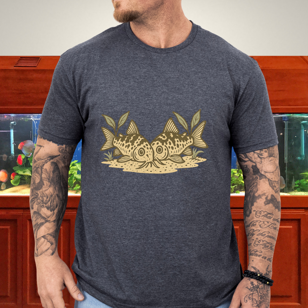 Salt and Pepper Cory Tee – Foraging Pair Nature Etching