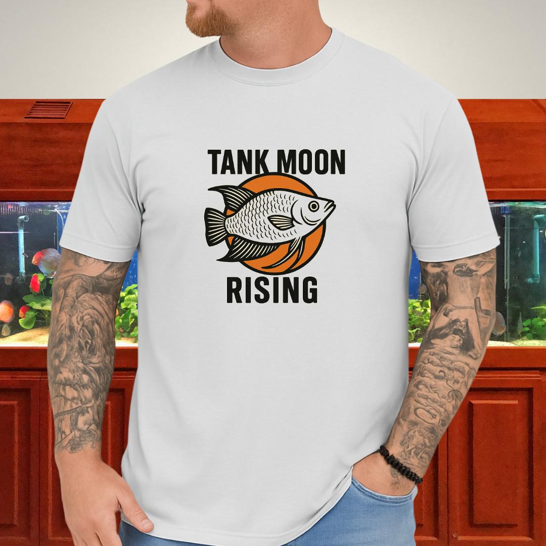 Tank Moon Rising Tee – Retro Moonlight Gourami Emblem
