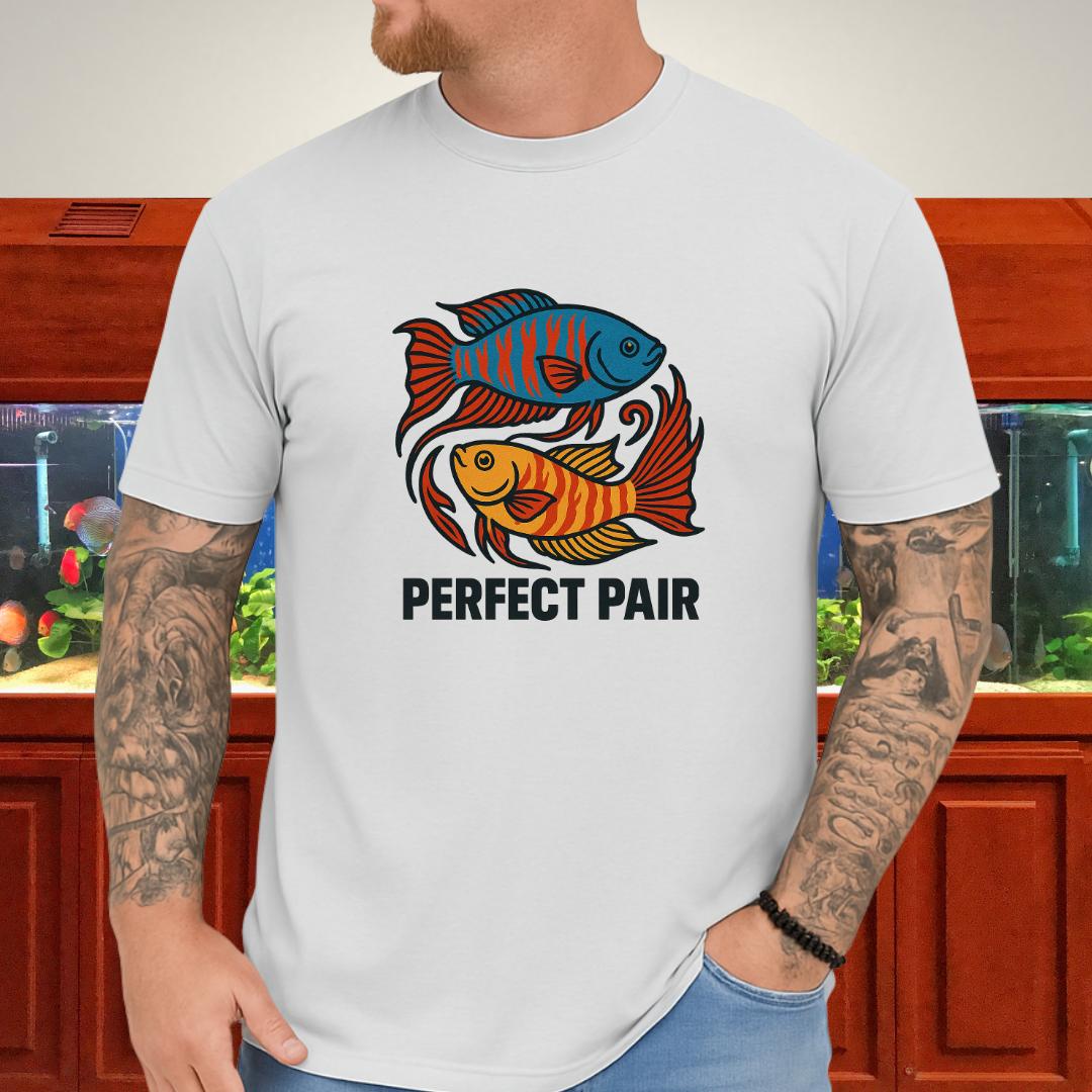 Perfect Pair Tee – Bold Yin-Yang Paradise Fish Design