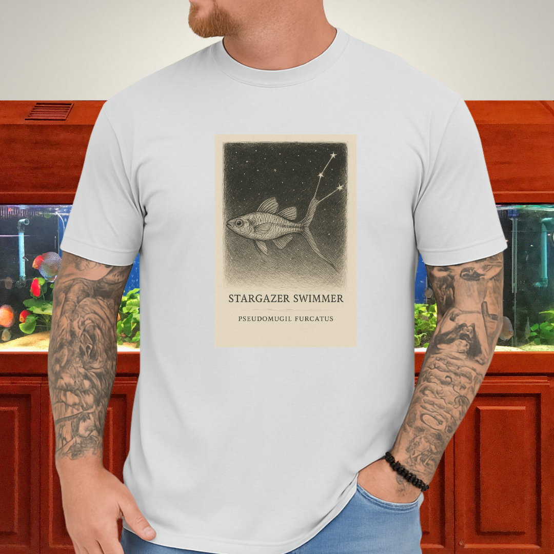 Surreal Pseudomugil Shirt – Dreamy Forktail Blue-eye Design