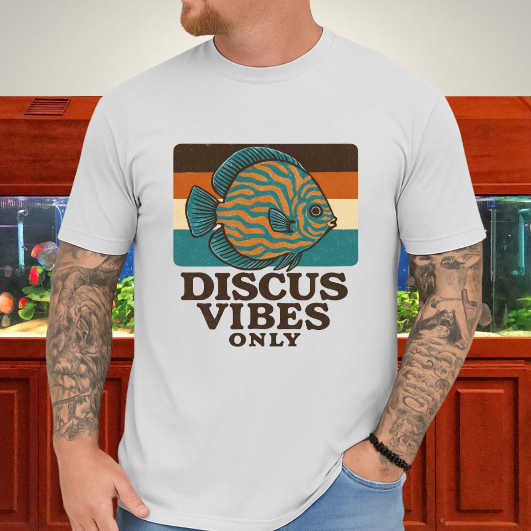 Retro Discus Fish T-Shirt – 70s Groovy Aquarium Style-T-Shirt-Fish & Friends Tees