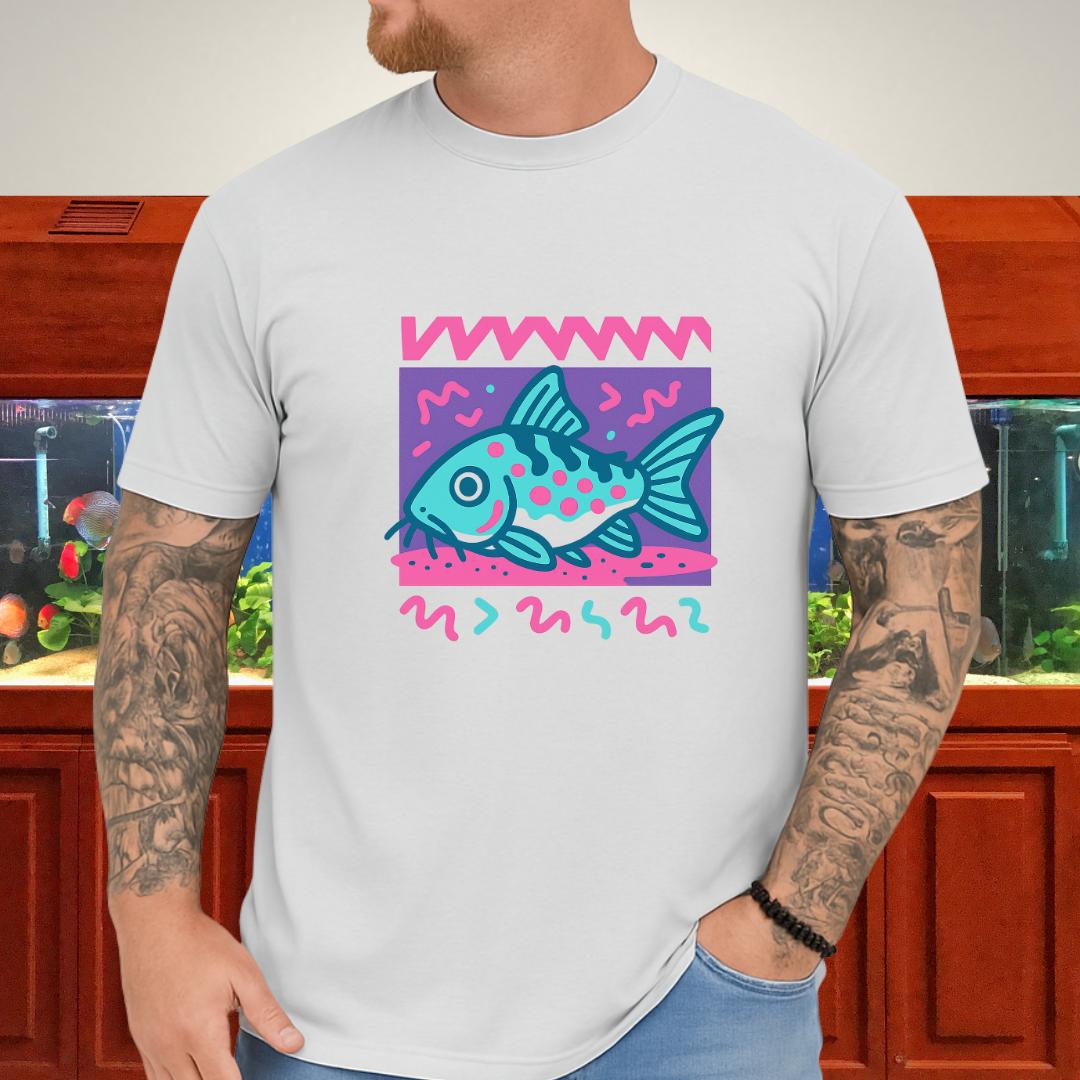 Peppered Cory Shirt – 90s Zig-Zag & Squiggle Style-T-Shirt-Fish & Friends Tees