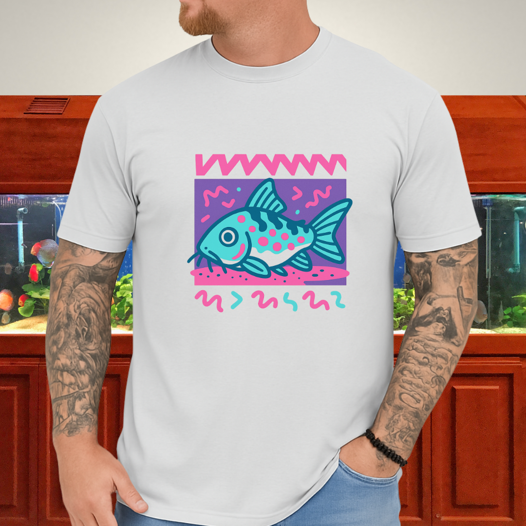 Peppered Cory Shirt – 90s Zig-Zag & Squiggle Style