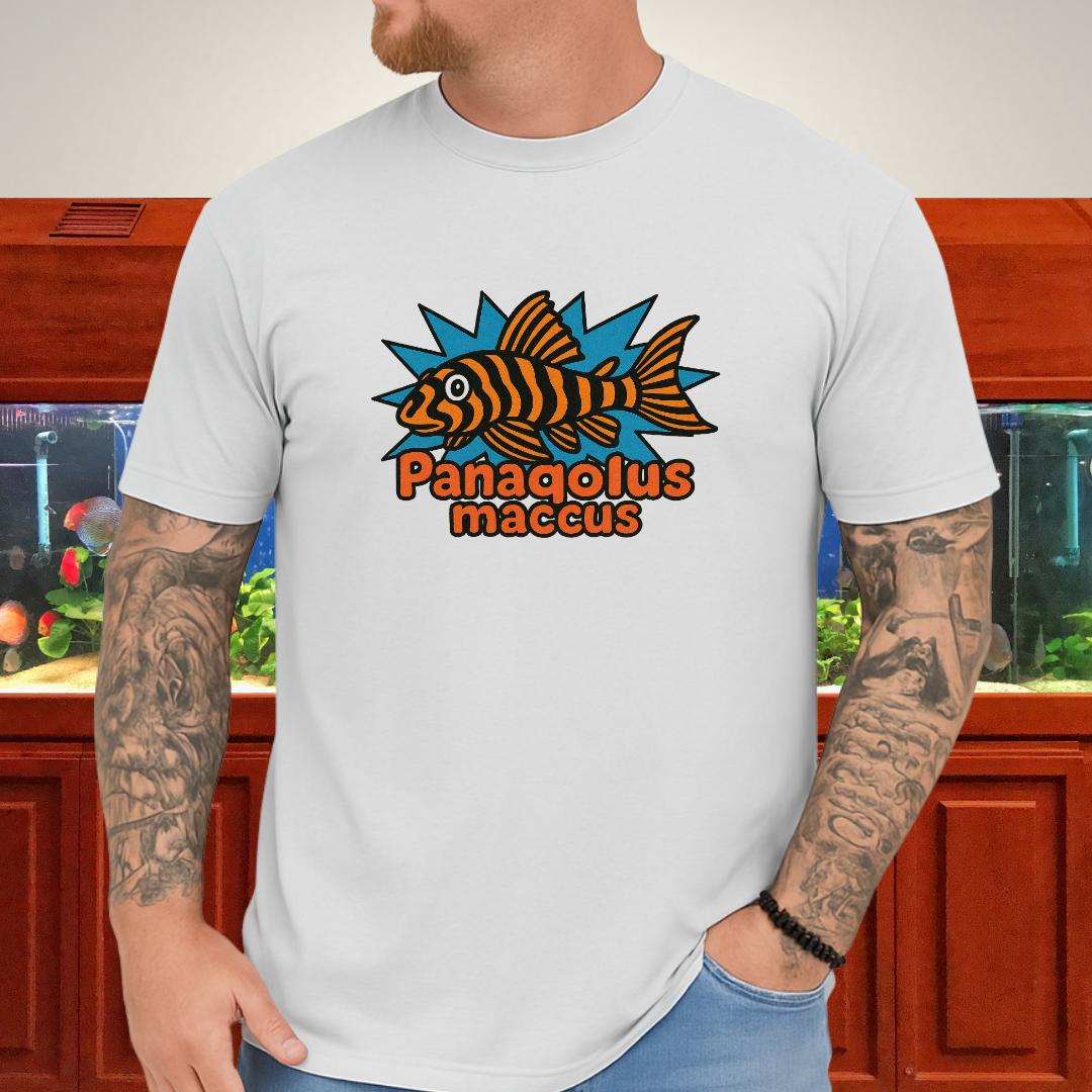 Retro Aquarium Tee – Clown Pleco Bubble Letter Print-T-Shirt-Fish & Friends Tees