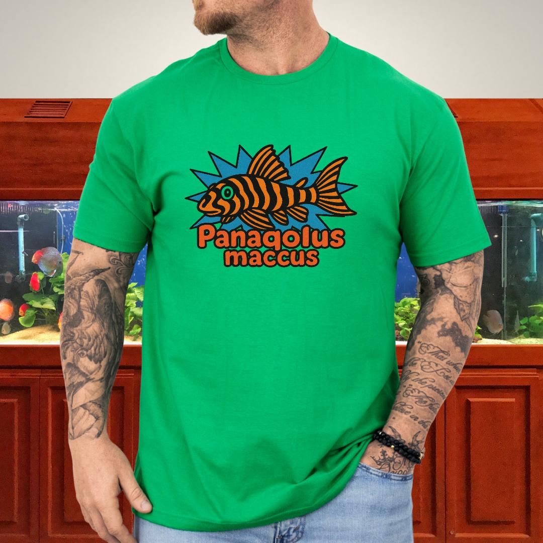 Retro Aquarium Tee – Clown Pleco Bubble Letter Print-T-Shirt-Fish & Friends Tees