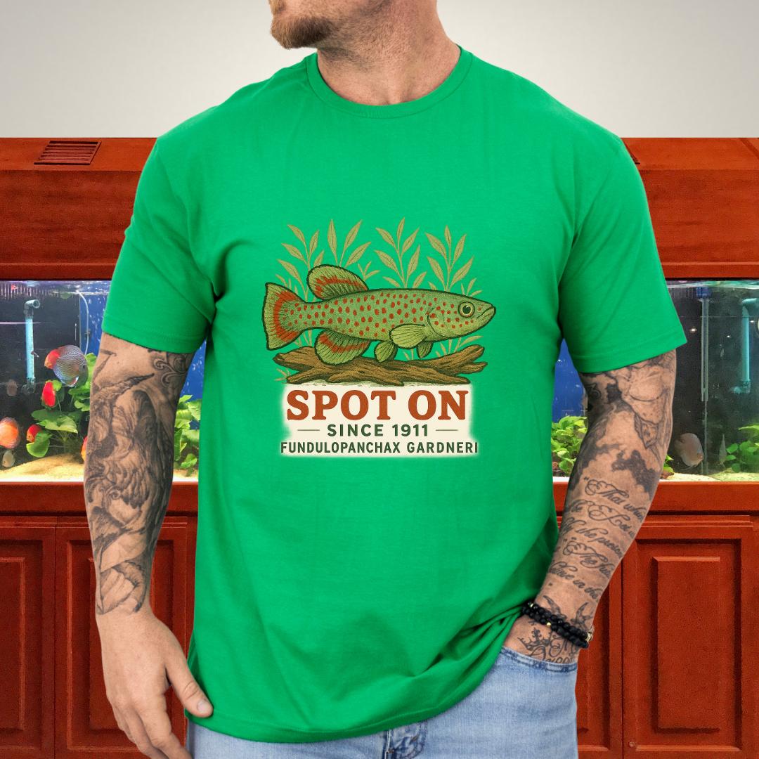 Spot On Since 1911 Tee – Gardneri Killifish Retro Design