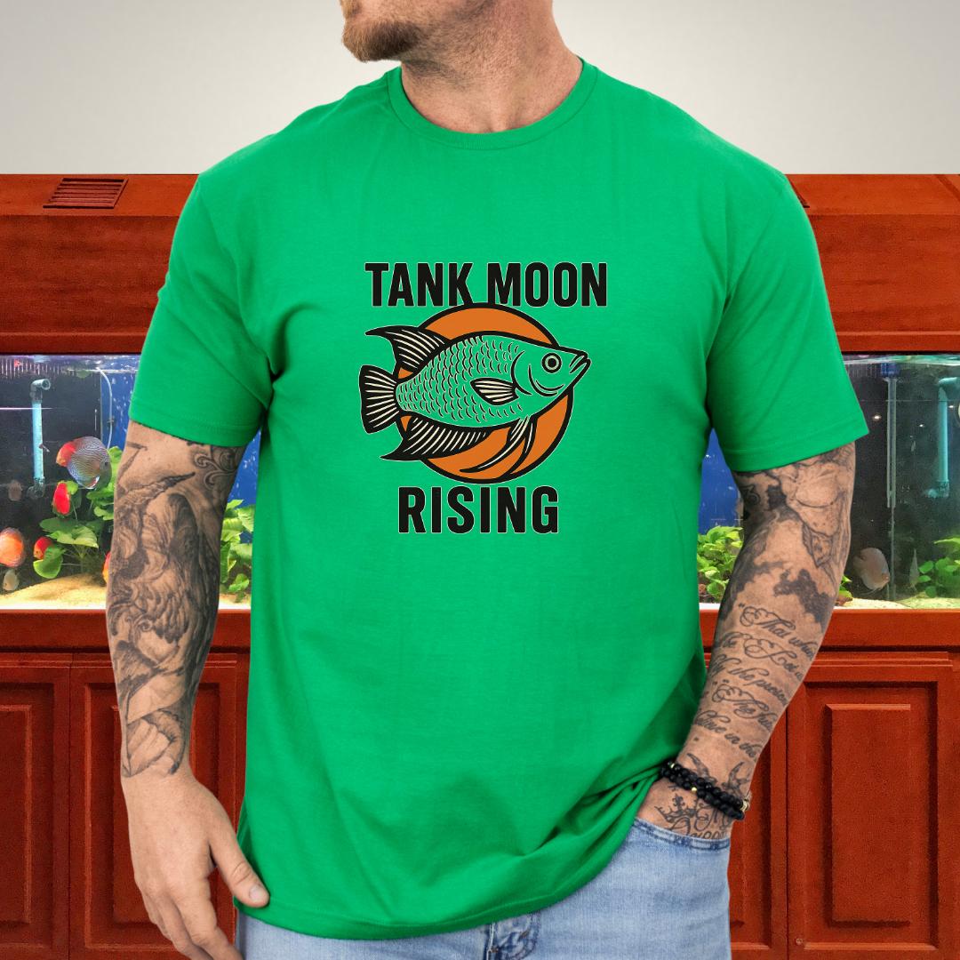 Tank Moon Rising Tee – Retro Moonlight Gourami Emblem