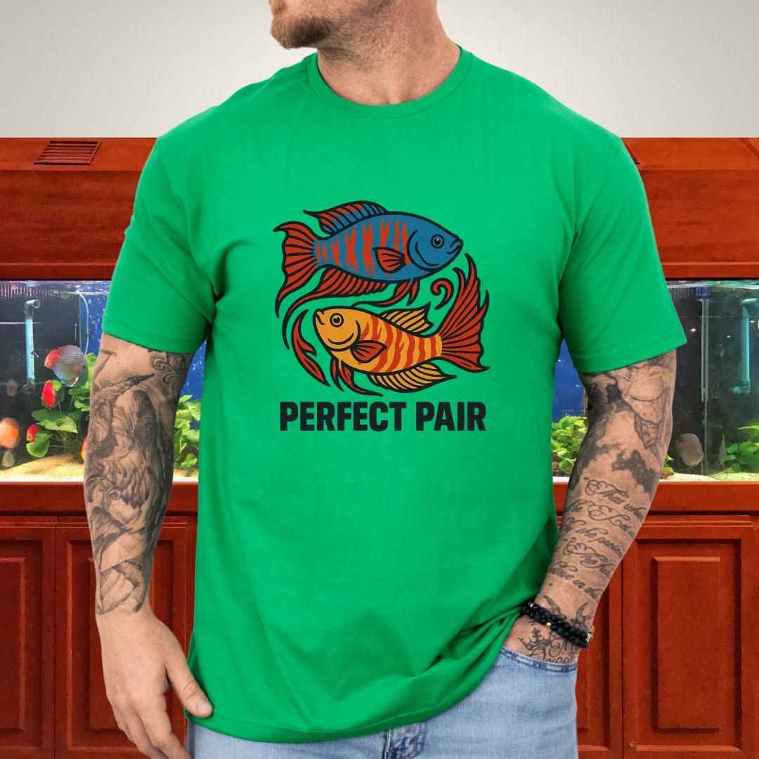 Perfect Pair Tee – Bold Yin-Yang Paradise Fish Design