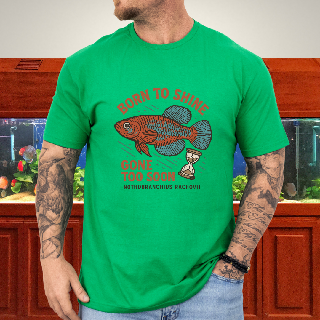 Bluefin Nothobranch Tee – Born to Shine, Gone Too Soon