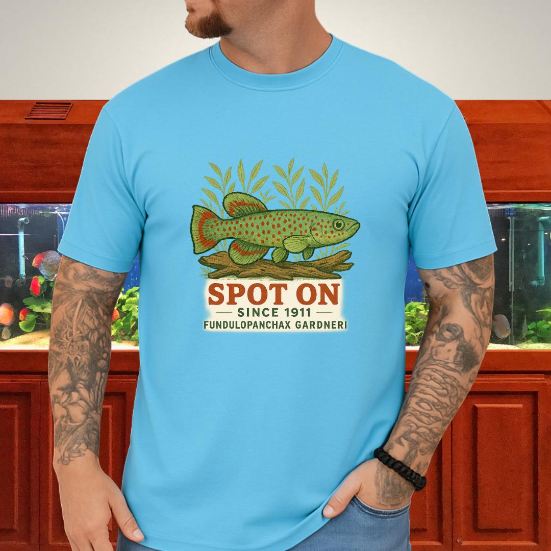 Spot On Since 1911 Tee – Gardneri Killifish Retro Design