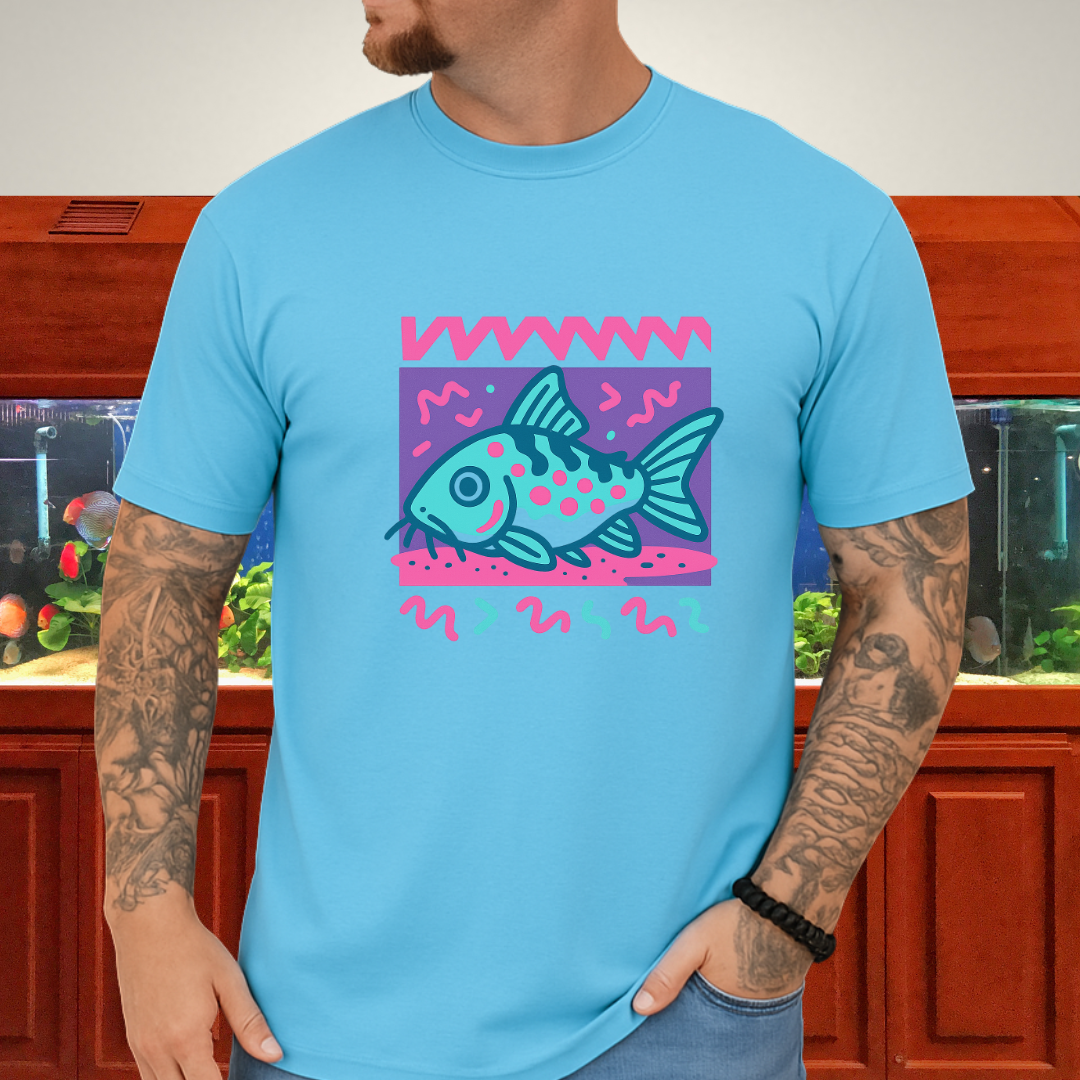 Peppered Cory Shirt – 90s Zig-Zag & Squiggle Style