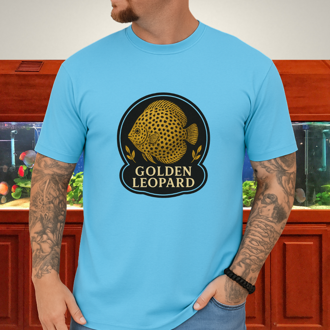 Vintage Golden Leopard Discus Tee