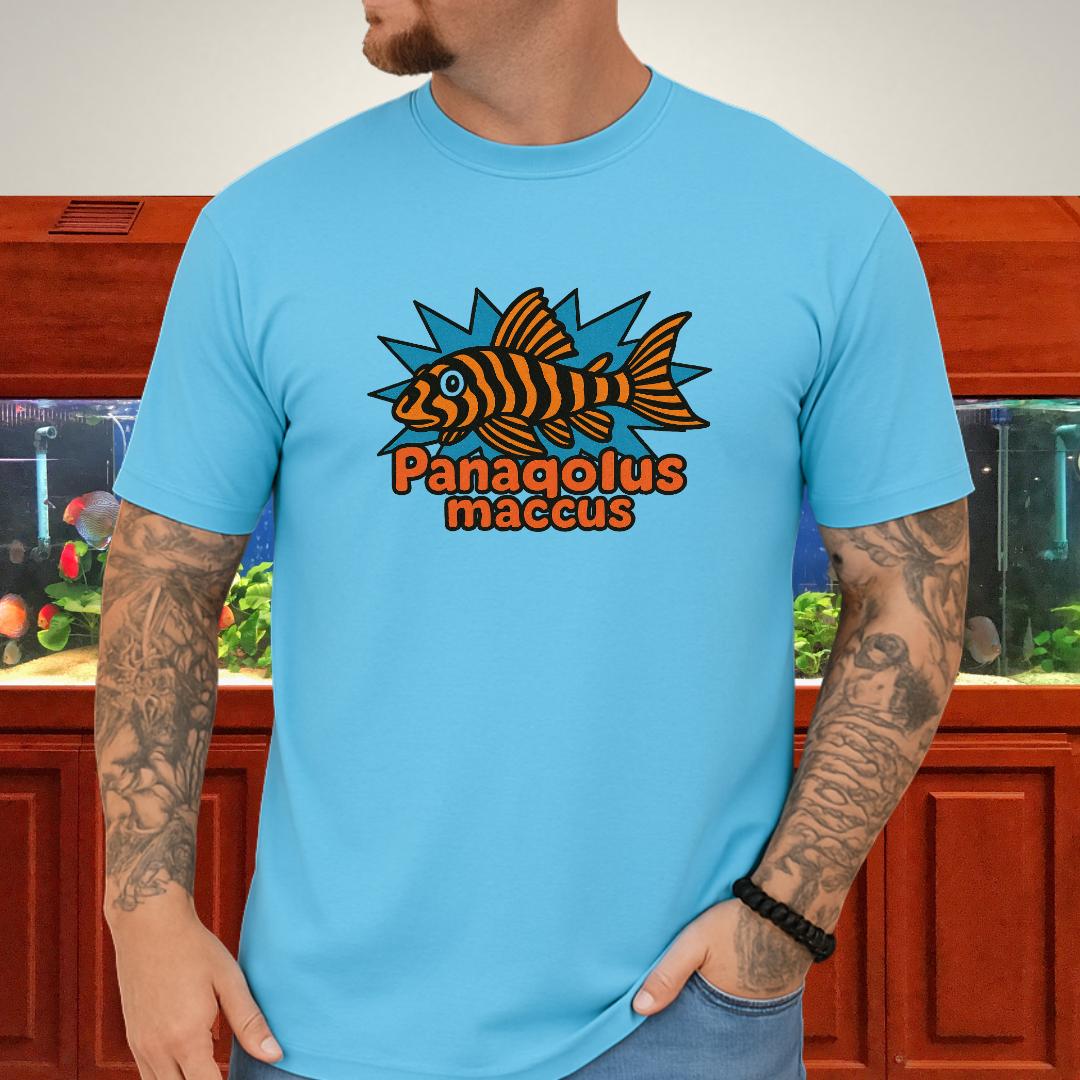 Retro Aquarium Tee – Clown Pleco Bubble Letter Print-T-Shirt-Fish & Friends Tees