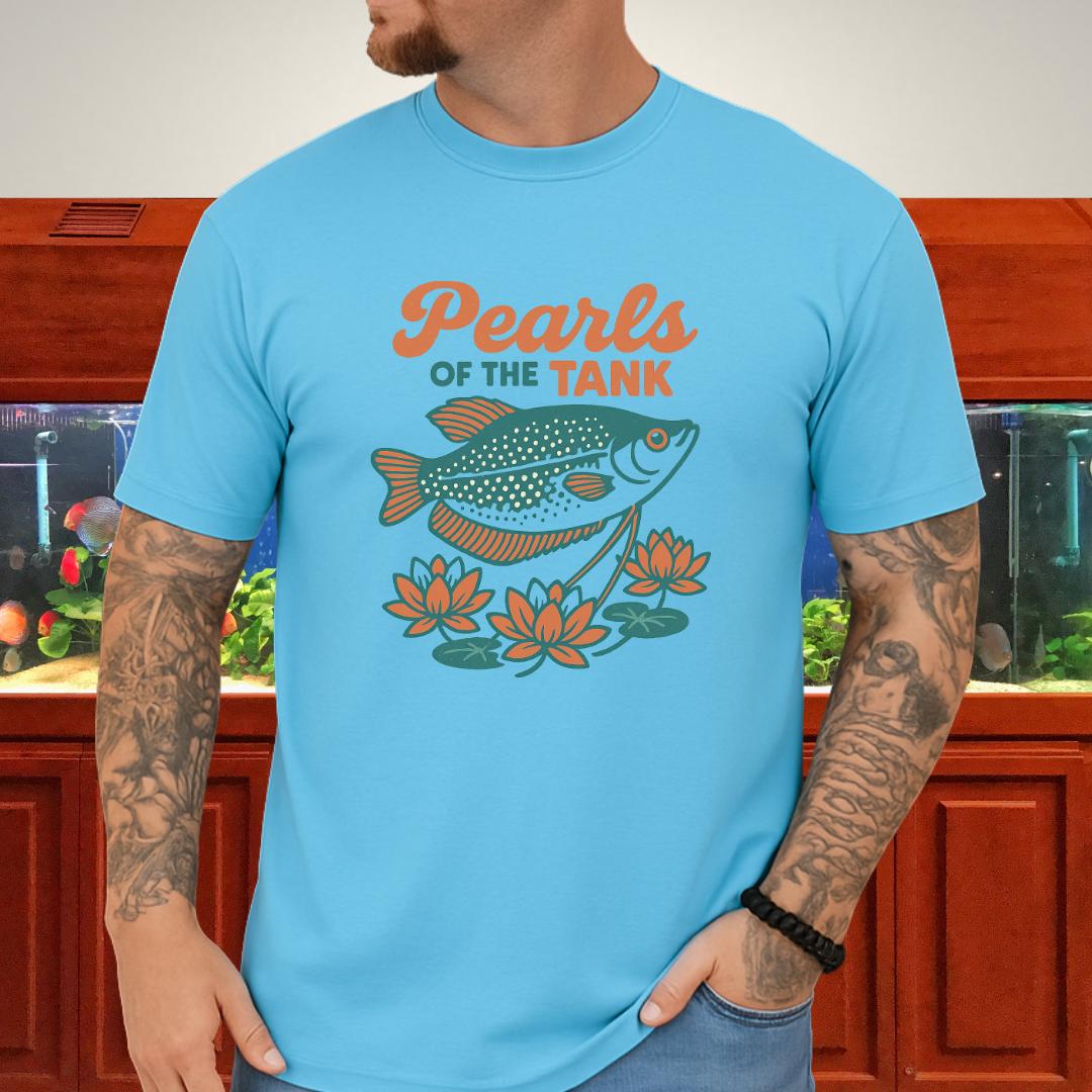Pearls of the Tank Tee – Retro Pearl Gourami Design