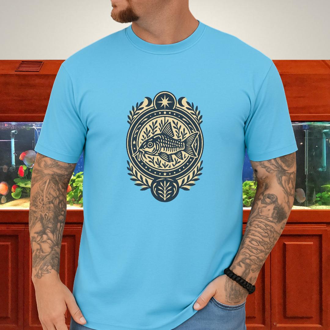 Mystic Bronze Cory Tee – Mandala Spirit Aquarium Design-T-Shirt-Fish & Friends Tees