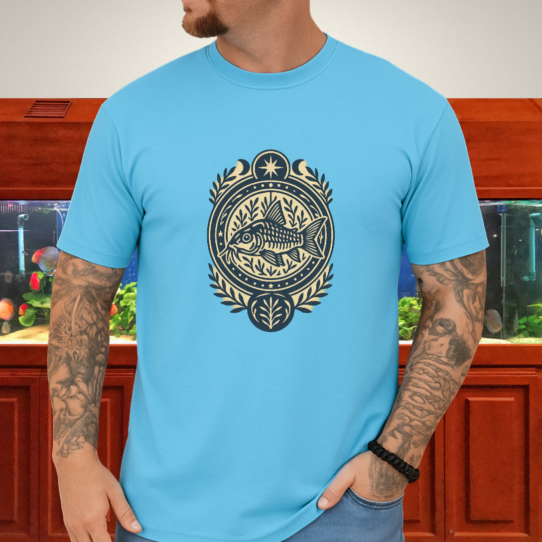 Mystic Bronze Cory Tee – Mandala Spirit Aquarium Design