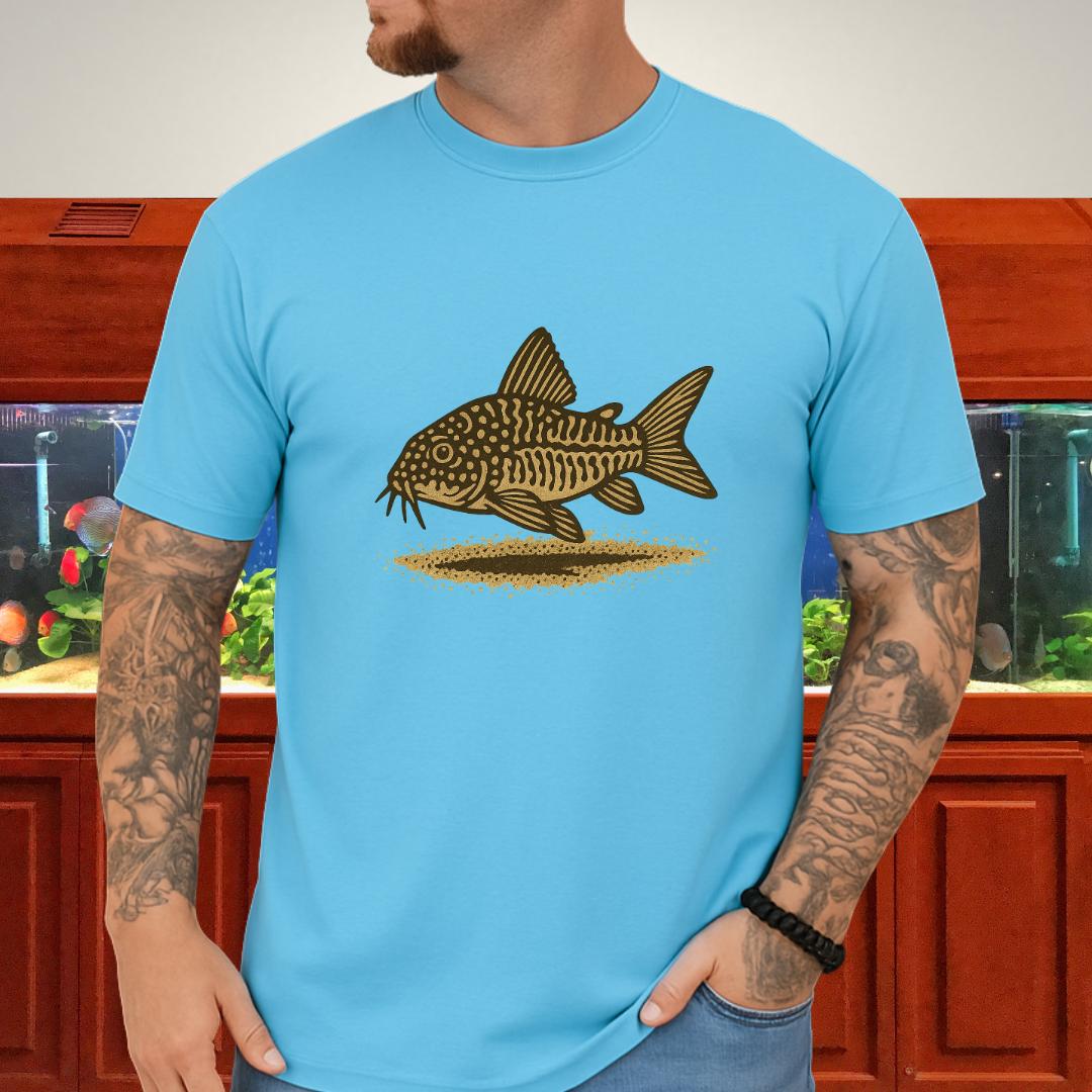 Sand Dweller Tee – Realistic Sterbai Corydoras Design-T-Shirt-Fish & Friends Tees