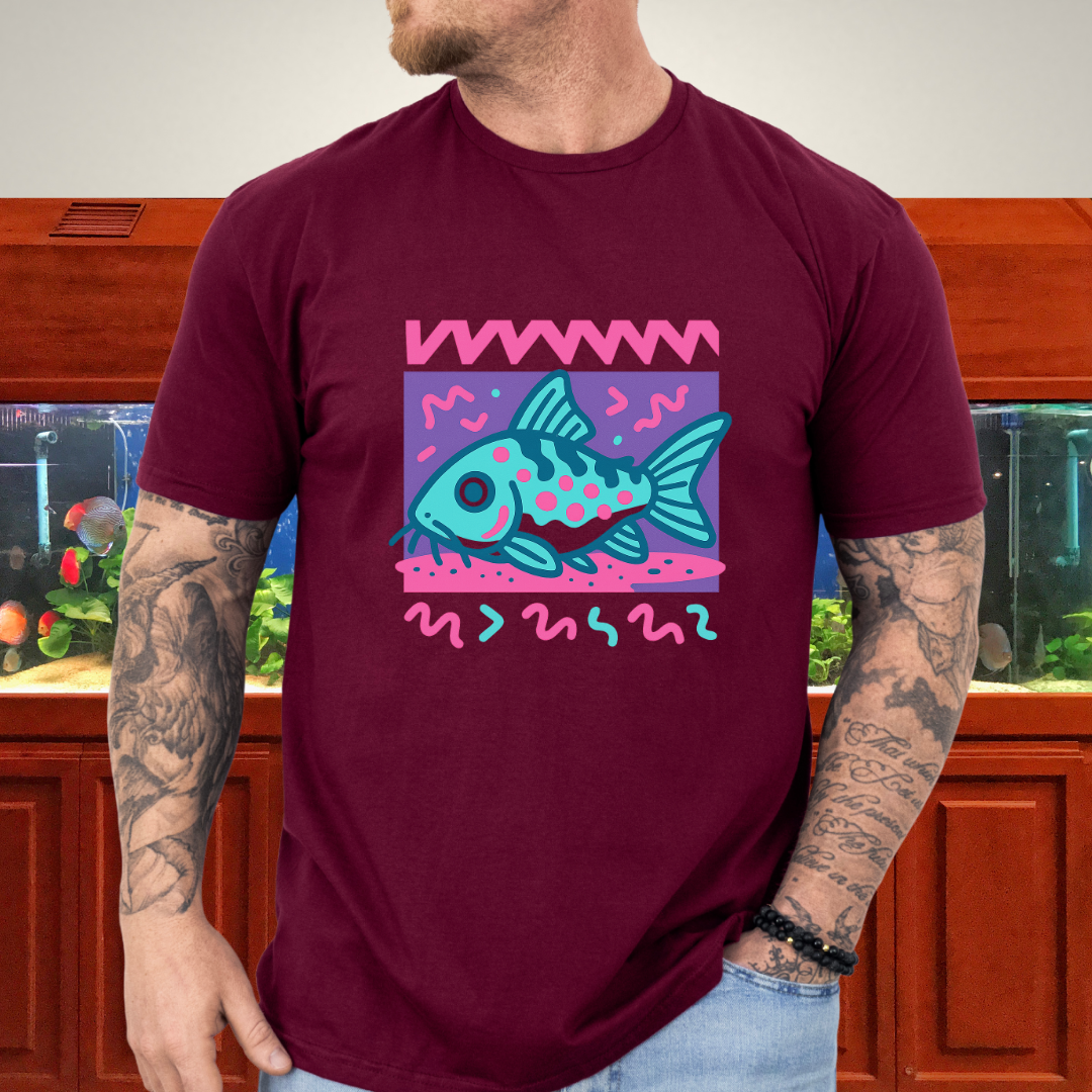 Peppered Cory Shirt – 90s Zig-Zag & Squiggle Style