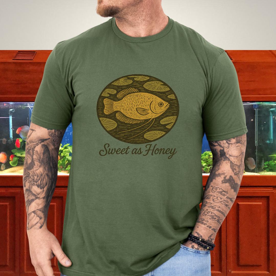 Sweet as Honey Tee – Hand-Sketched Honey Gourami Design