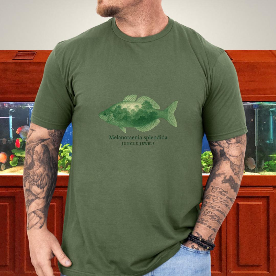 Jungle Jewels Tee – Eastern Rainbowfish Surreal Design