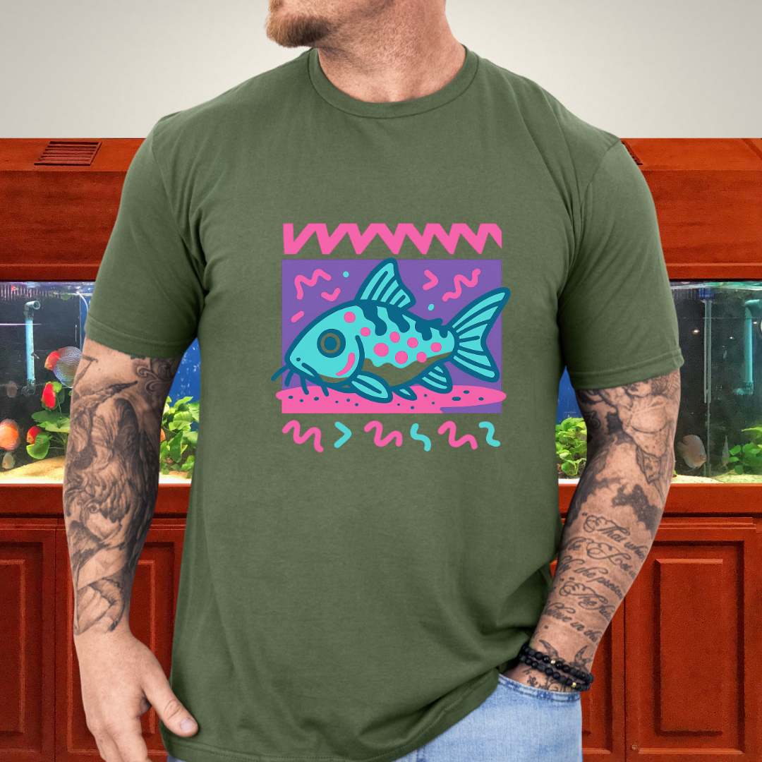 Peppered Cory Shirt – 90s Zig-Zag & Squiggle Style