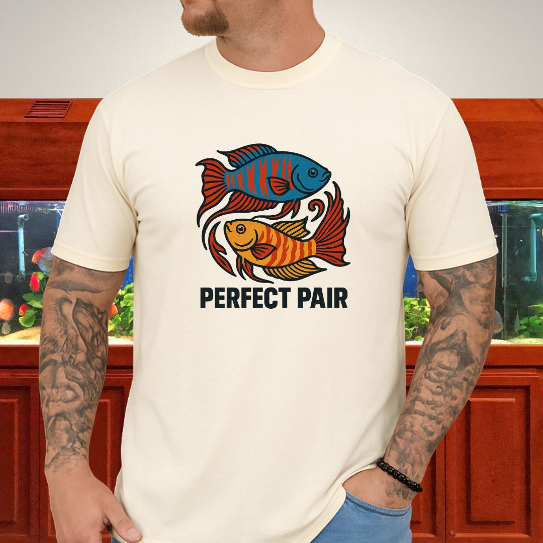 Perfect Pair Tee – Bold Yin-Yang Paradise Fish Design