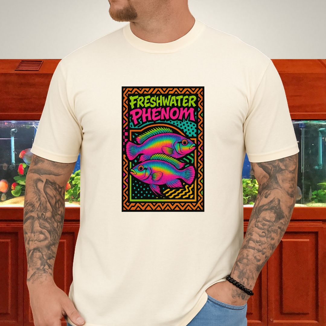 Freshwater Phenom Tee – Neon 90s Kribensis Design