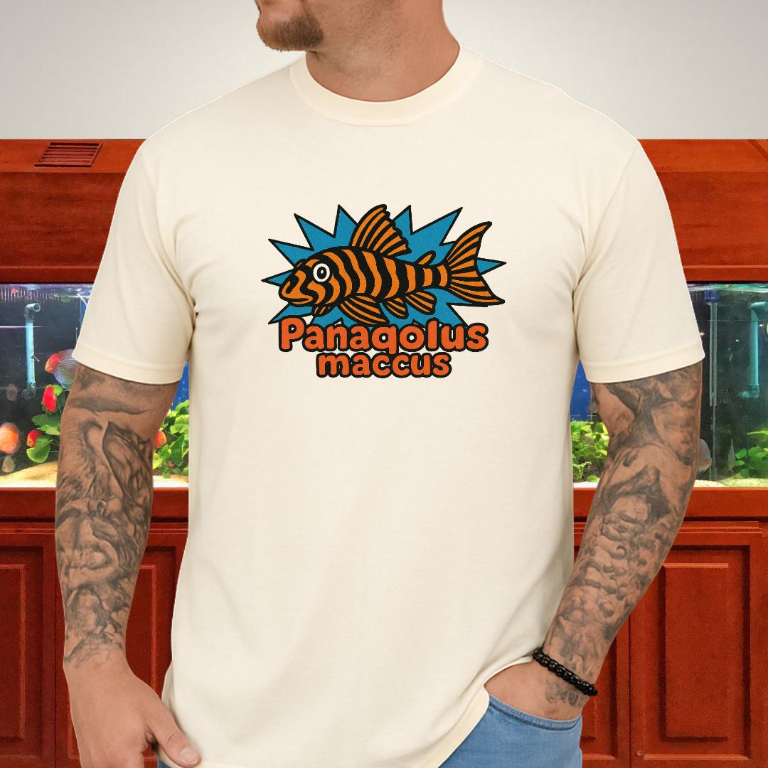 Retro Aquarium Tee – Clown Pleco Bubble Letter Print-T-Shirt-Fish & Friends Tees