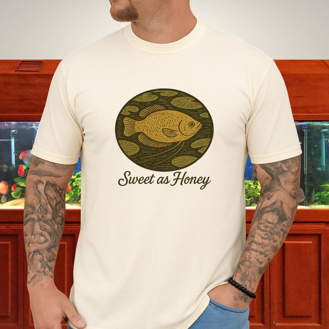 Sweet as Honey Tee – Hand-Sketched Honey Gourami Design