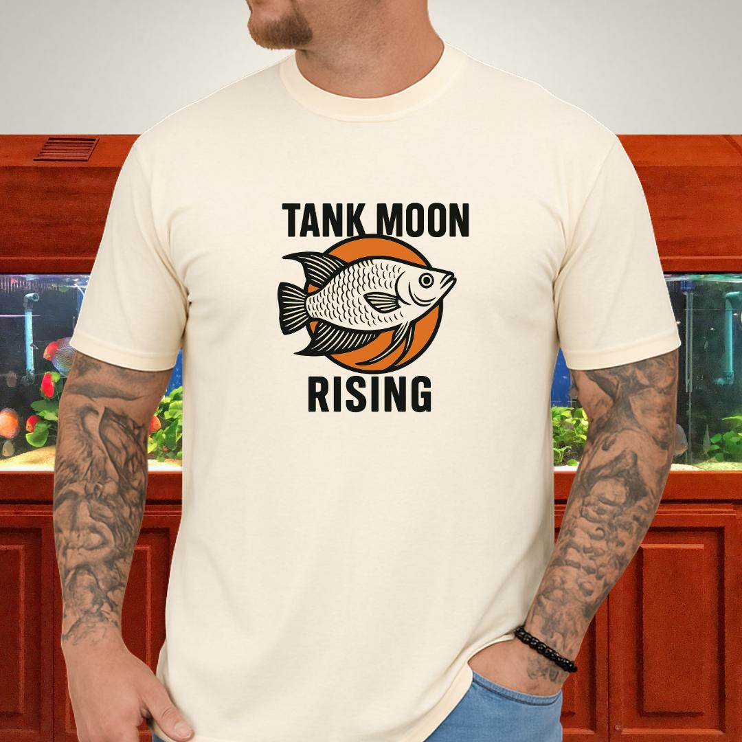 Tank Moon Rising Tee – Retro Moonlight Gourami Emblem