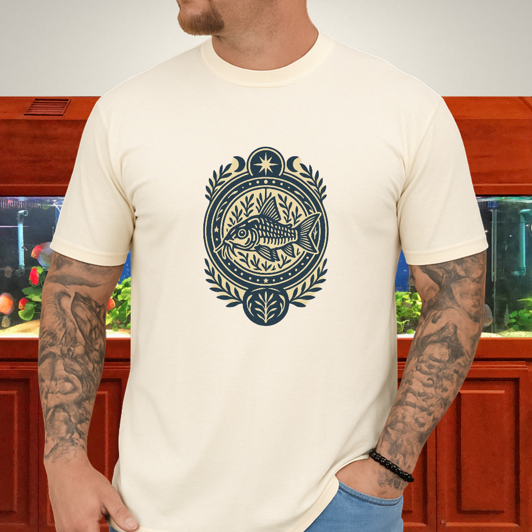 Mystic Bronze Cory Tee – Mandala Spirit Aquarium Design