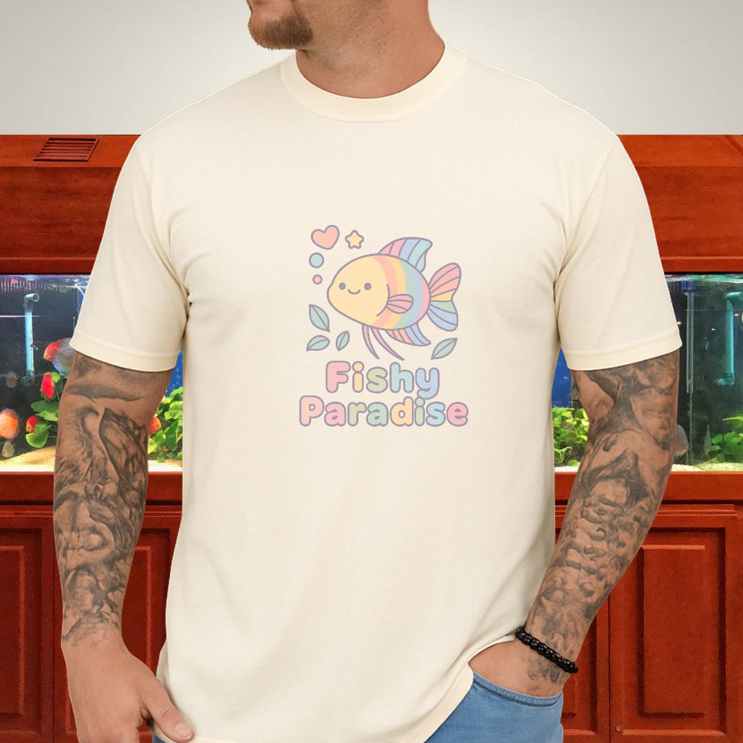 Fishy Paradise Tee – Kawaii Rainbow Paradise Fish Design
