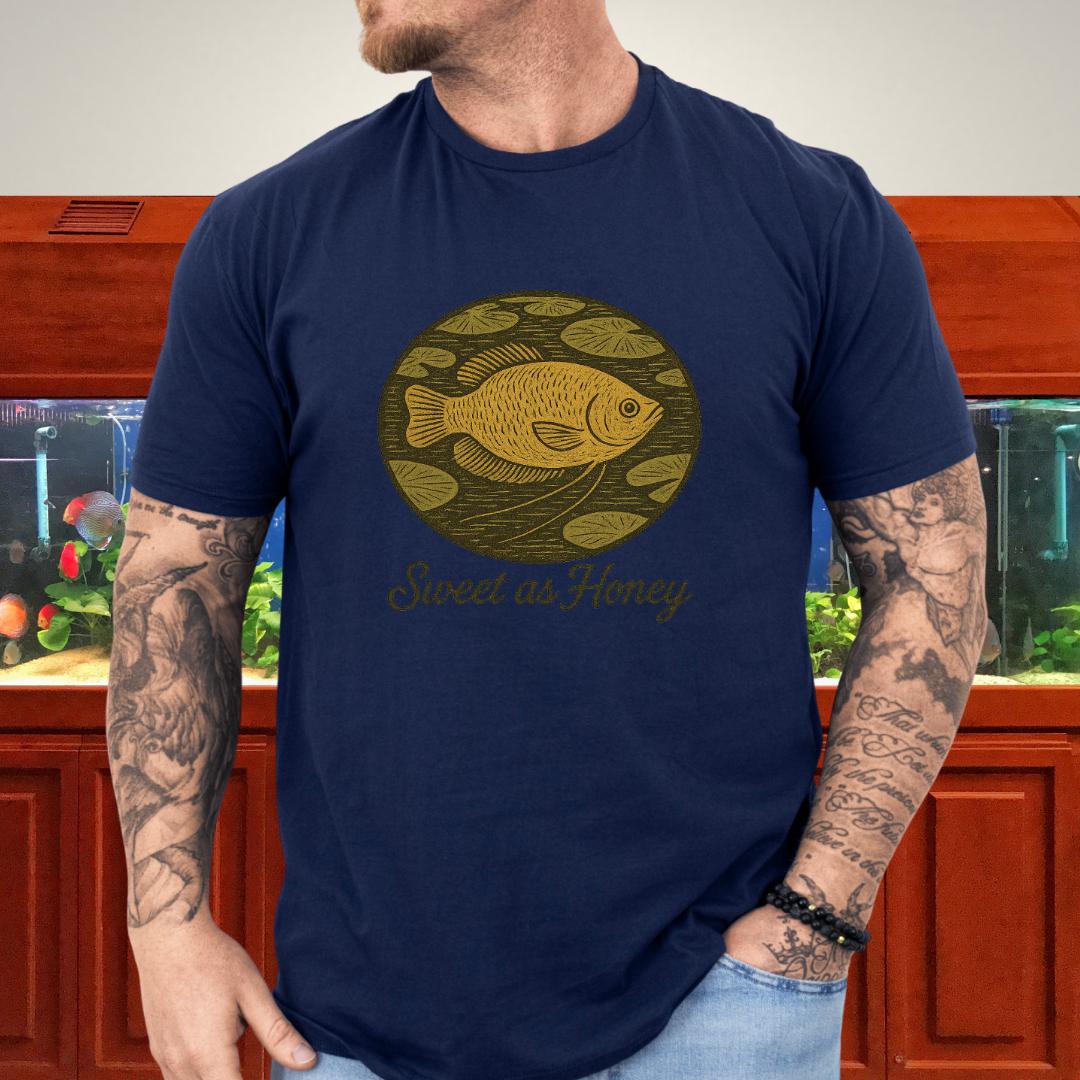 Sweet as Honey Tee – Hand-Sketched Honey Gourami Design