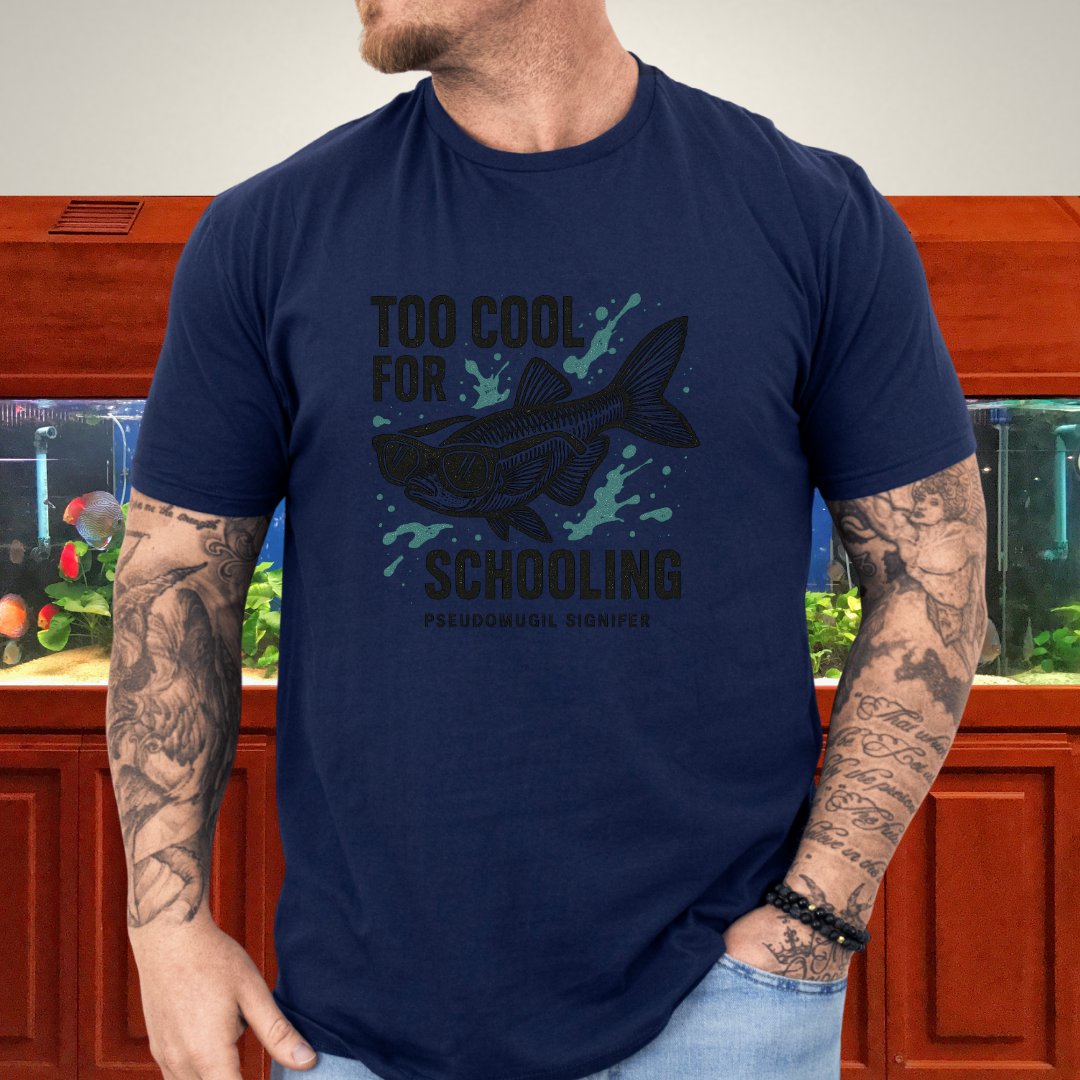 Nano Fish Humor Shirt – Too Cool for Schooling