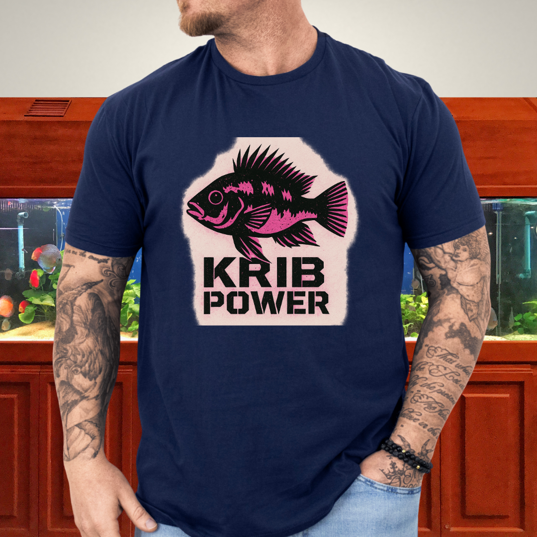 Krib Power Tee – Punk Neon Pink Kribensis Design