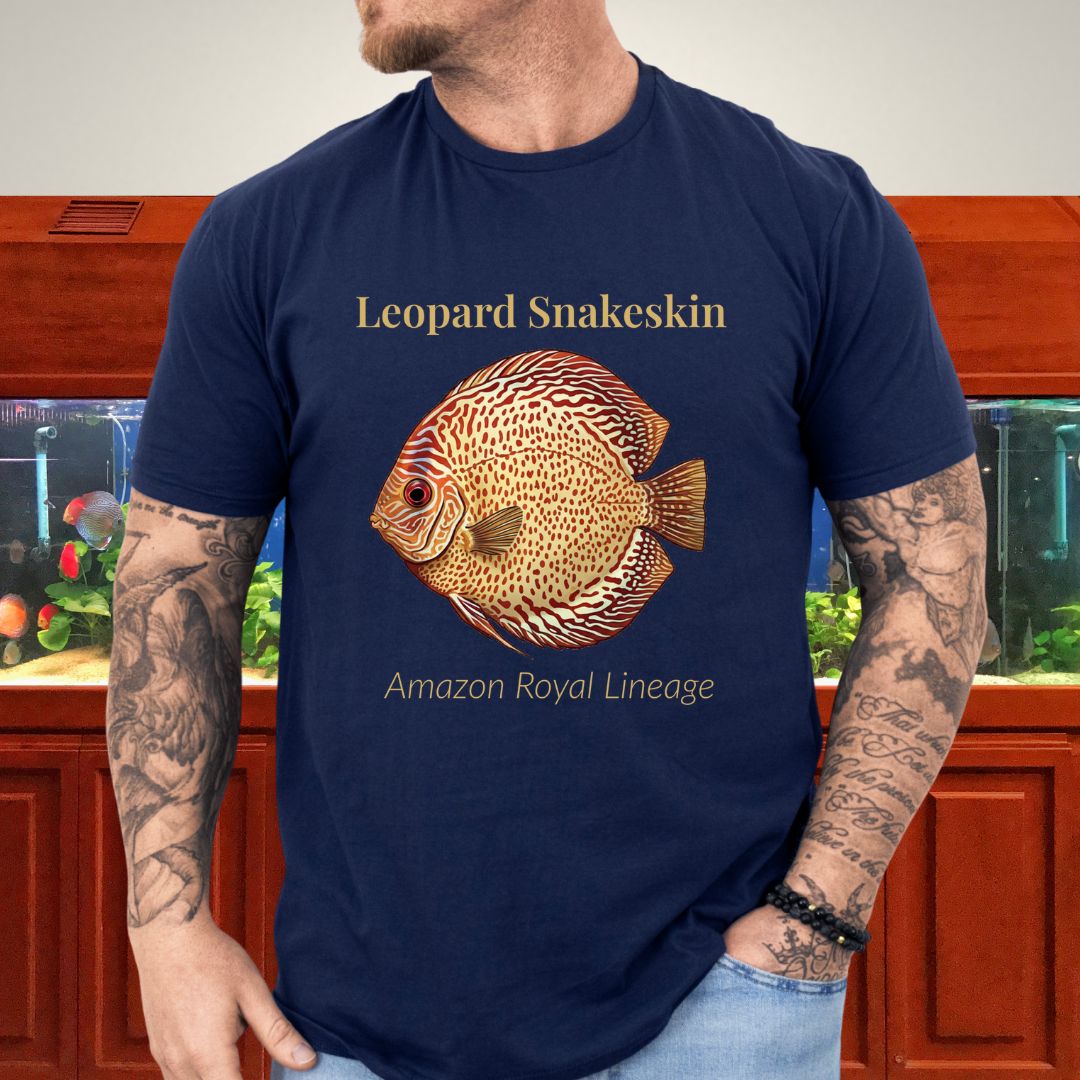 Leopard Snakeskin Discus – Amazon Royal Lineage Tee-T-Shirt-Fish & Friends Tees