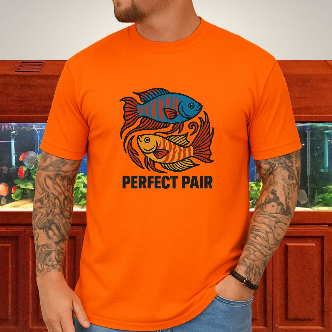 Perfect Pair Tee – Bold Yin-Yang Paradise Fish Design