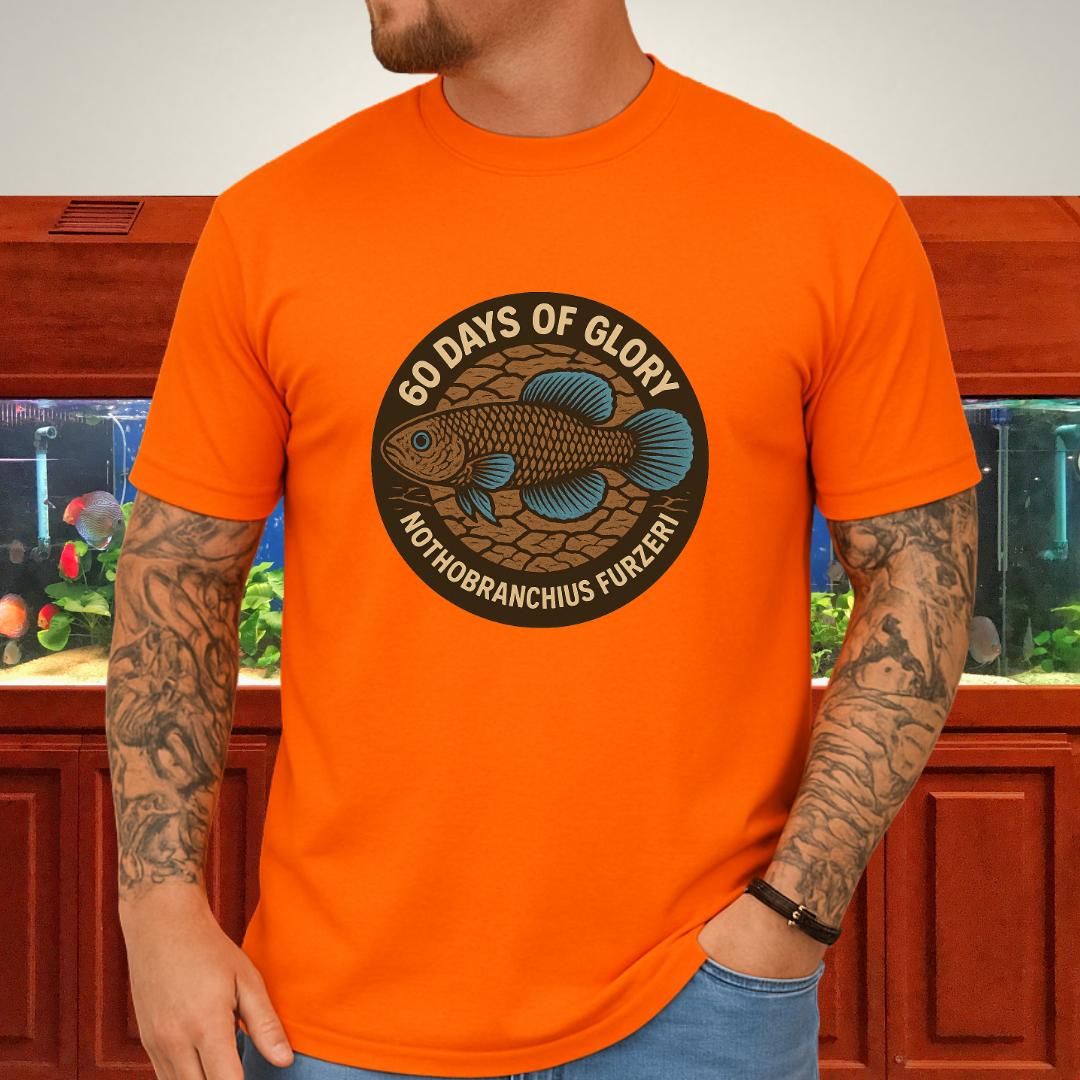 60 Days of Glory Tee – Nothobranchius furzeri Annual Killifish