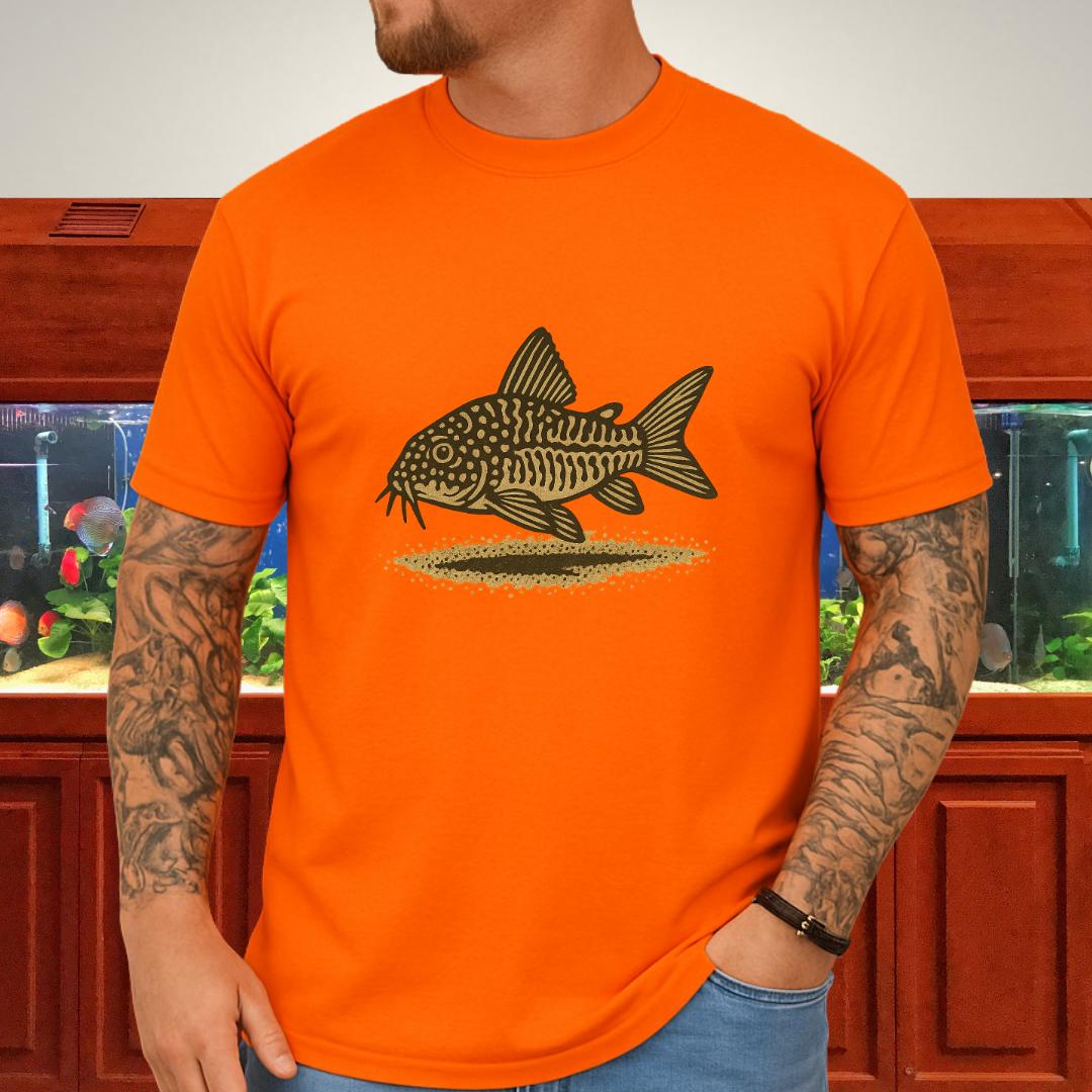 Sand Dweller Tee – Realistic Sterbai Corydoras Design-T-Shirt-Fish & Friends Tees