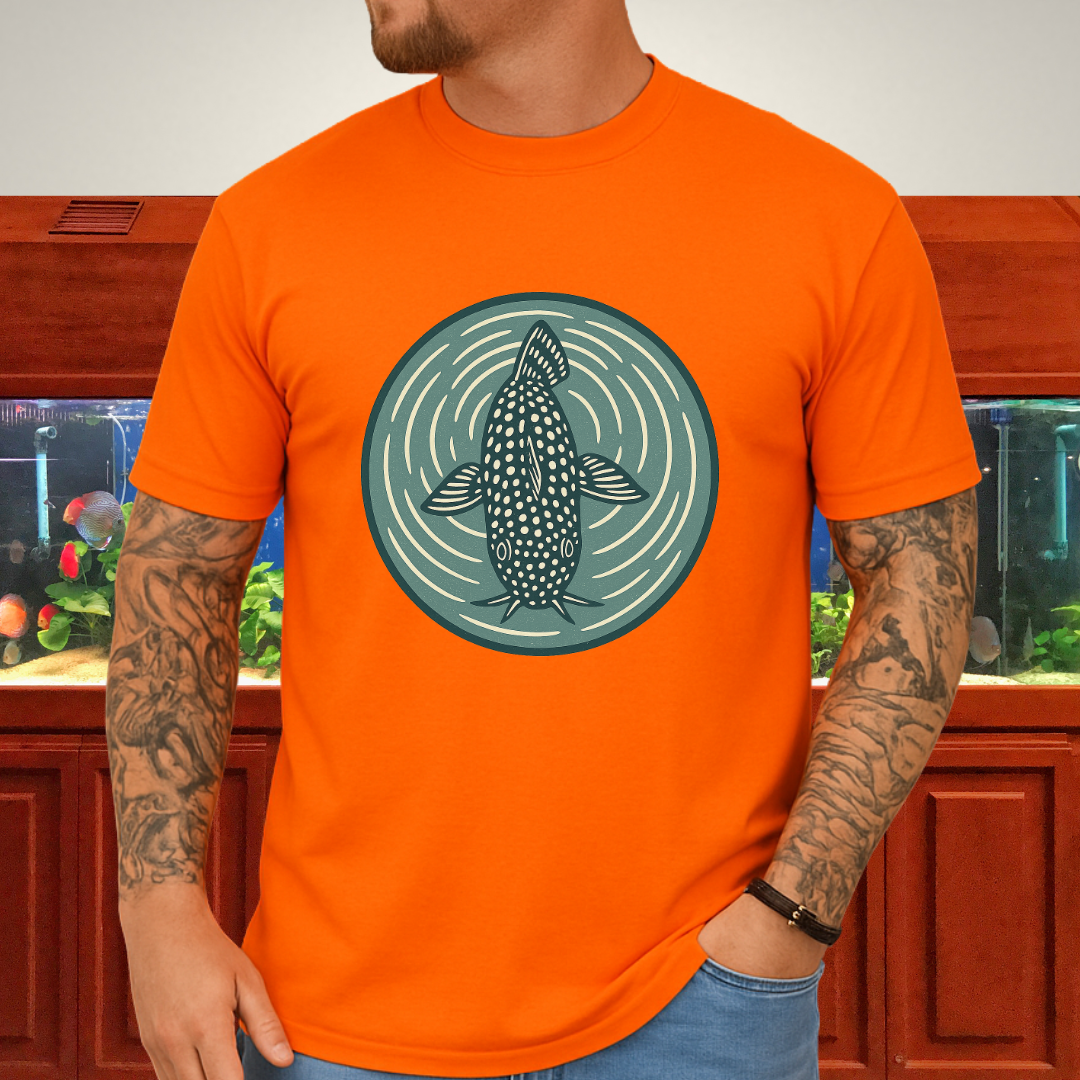Ripple View Tee – Retro Corydoras Sterbai Lithograph