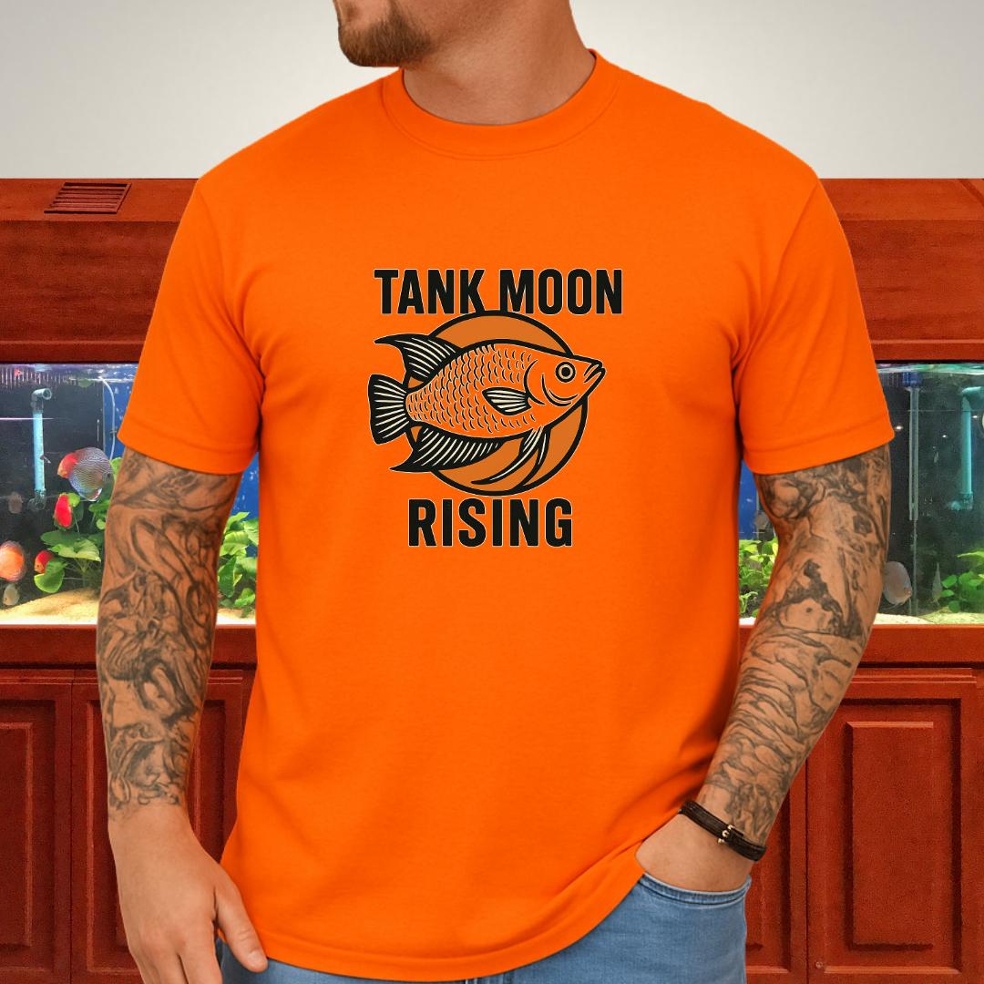 Tank Moon Rising Tee – Retro Moonlight Gourami Emblem