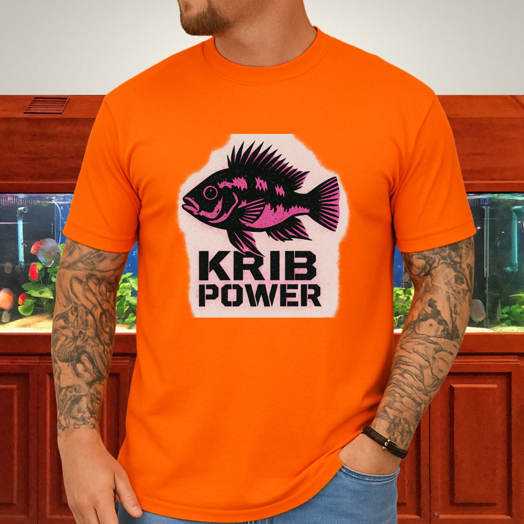 Krib Power Tee – Punk Neon Pink Kribensis Design